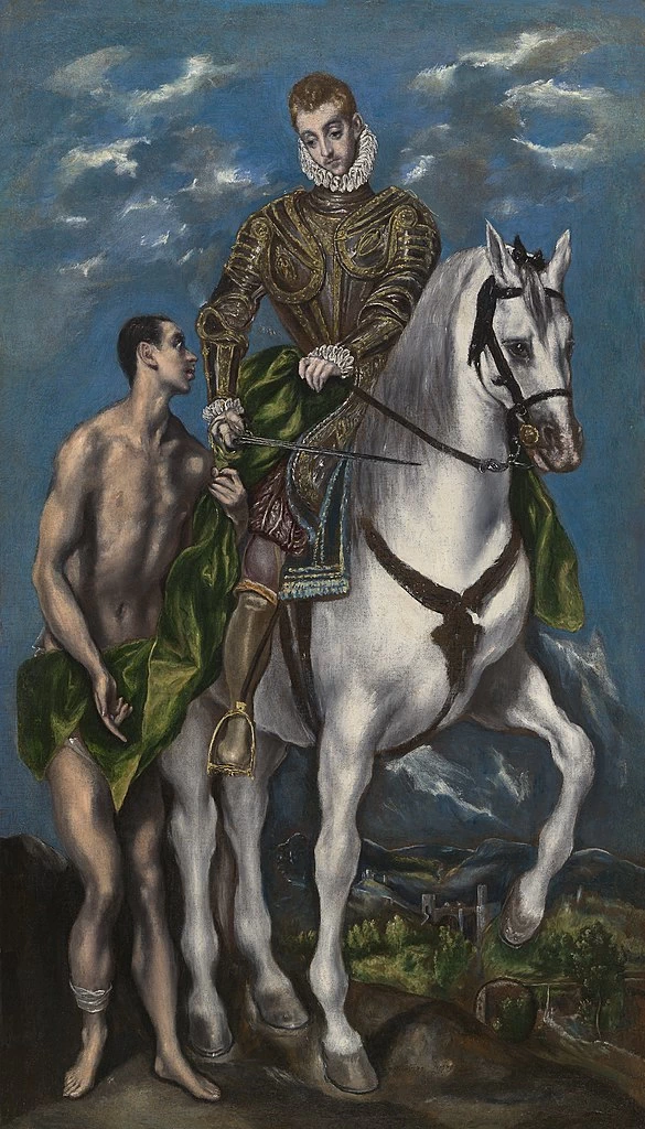 San Martino e il mendicante - 1597, 1600, Art Institute of Chicago
